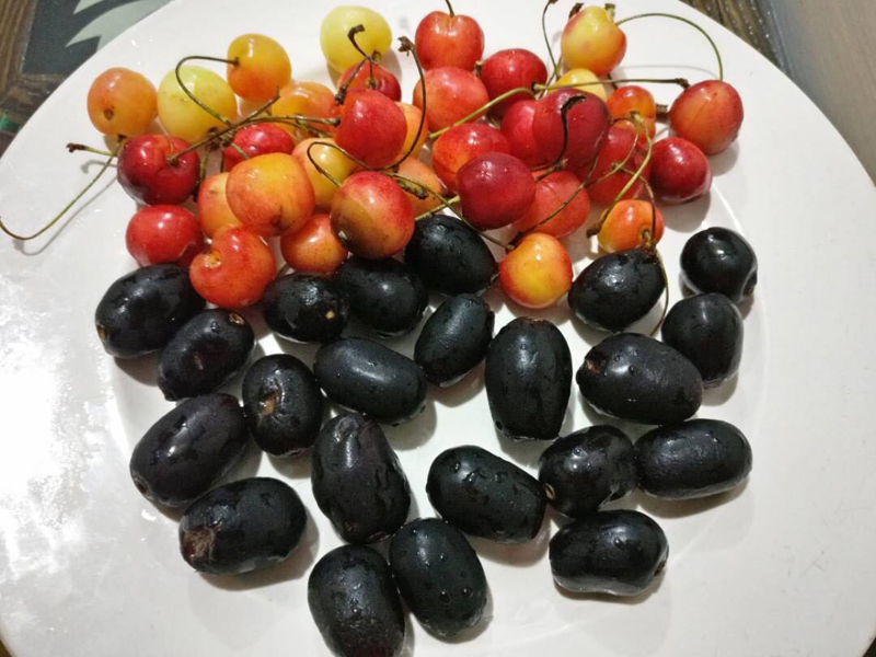 Cherries and Jamuns